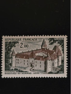 1726 2.0 Fr. Vert-noir Et Brun-lilas 1972 NEUF MNH** Château De Bazoches-du-Morvand - Ongebruikt