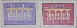 SKV) 1984 SAN MARINO, "EUROPA" Issue. 25th Anniversary Of The Conference Of European Postal And Telecommunications Admin - Autres - Europe