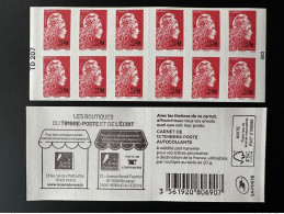 SPM St-Pierre-Et-Miquelon France 2022 Booklet MH Carnet 12 TP Marianne L'Engagée TD 207 Adhésif Autocollant Salon 667ex - Carnets