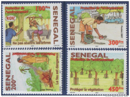 Sénégal 2008 Protection De L'environnement Voiture Car Auto Umweltschutz Environment Protection 4 Val. RARE MNH - Sénégal (1960-...)