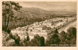 Bad Homburg Kastell Saalburg Im Taunus Aquarell Kuenstlerkarte - Bad Homburg