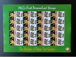 Papua New Guinea PNG 2007 Mi. 1244 Personalized Pope Pape Jean Johannes John Paul II (2) Pastoral Visit Orchids Flowers - Papouasie-Nouvelle-Guinée