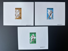 Cameroun Cameroon Kamerun 1980 Mi. 934 - 936 Epreuve Luxe Proof Jeux Olympiques Moscou Moscow Olympic Games - Hiver 1980: Lake Placid