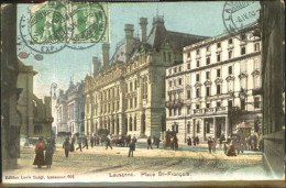 Lausanne VD Lausanne Platz X 1908 - Autres & Non Classés