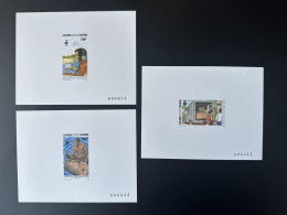 Cameroun Cameroon Kamerun 1983 Mi. 1016 - 1018 Epreuve Luxe Proof Année Mondiale Des Communications - Télécom