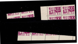 RUSSIA 1966 KOMSOMOL 3kop LOT OF ERROR SHIFT PERFORATION MI No 3281 MNH VF!! - Variétés & Curiosités