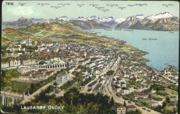 Lausanne VD Lausanne-Ouchy  X 1911 - Autres & Non Classés