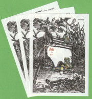 WW14644v3- SOMÁLIA 2002- MNH_ FAUNA - RÃS_ X3 - Somalie (1960-...)