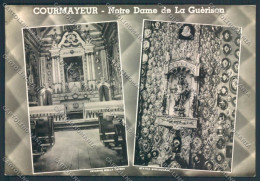 Aosta Courmayeur Foto FG Cartolina MQ4328 - Aosta