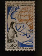 1704 0.90 Fr.noir Bleu Et Bistre 1972 NEUF MNH** 200ème Anniversaire De La Découverte Des Iles Crozet Et Kerguelen - Ongebruikt