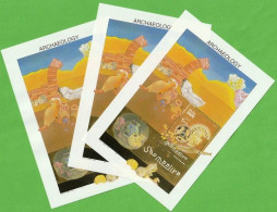 WW14001v3- SOMÁLIA 2001- MNH (ARQUELOGIA)_ X3 - Somalie (1960-...)