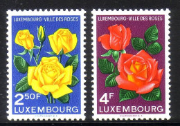 LUXEMBURG MI-NR. 549-550 POSTFRISCH(MINT) LUXEMBURG STADT DER ROSEN - Roses