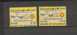 BURMA/MYANMAR STAMP ERROR 2000 ISSUED METHEOROLOGY 10K , MNH - Myanmar (Birmanie 1948-...)