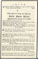 Carte Décès / Généalogie - Soeur MARIE ALBERT (Marie GOVAERT) - 1875-1934 - Décédée à LOUVAIN - (CD1) - Avvisi Di Necrologio