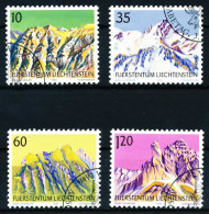 LIECHTENSTEIN 1990 Nr 1000-1003 Gestempelt SA18FA6 - Oblitérés