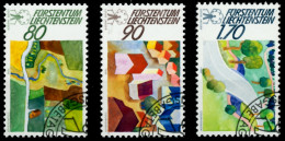 LIECHTENSTEIN 1988 Nr 939-941 Gestempelt SB49EAE - Oblitérés