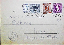 Allemagne Bizone - Lettre / Carte Postale - B2334 - Christmas