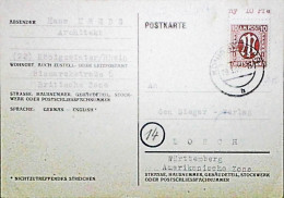 Allemagne Bizone - Lettre / Carte Postale - B2326 - Christmas