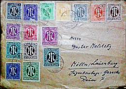 Allemagne Bizone - Lettre / Carte Postale - B2316 - Christmas