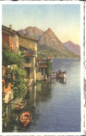Gandria Lago Di Lugano Gandria  Ungelaufen Ca. 1920 - Autres & Non Classés