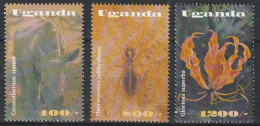 Uganda  2002  Flora & Fauna Short Set MNH - Ouganda (1962-...)