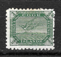 Cook Islands 1902 Mint Mounted, Grey Green, Perf 11, Sc# ,SG 28a - Cook