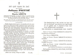 Juliana Poittié (1882-1964) - Devotion Images