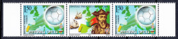 Bosnia Serbia 2004 UEFA Football Championship Soccer Sports Portugal Columbus Sailing Ships Falgs, Middle Row MNH - Bosnie-Herzegovine