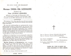 Emma Ida Goemaere (1875-1960) - Devotion Images