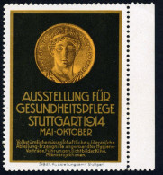 CINDERELLA : AUSSTELLUNG FUR GESUNDHEITSPFLEGE, STUTTGART 1914 - Erinnophilie
