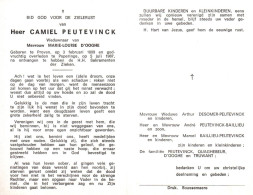 Camiel Peutevinck (1889-1967) - Devotion Images