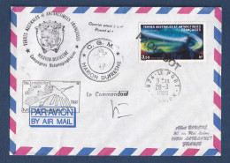 TAAF - Lettre - YT N° PA 81 - Marion Dufresne - Paquebot - Signé - MD 48 - Naska - 1986 - Lettres & Documents