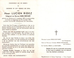 Lucien Ridez (1895-1966) - Devotion Images