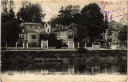 CPA CHAMPIGNY - Quai Du Parc Et Avenue Du Port (659323) - Champigny Sur Marne