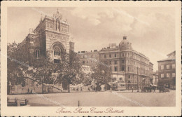 Ao350 Cartolina Fiume Piazza Cesare Battisti Croazia - Greetings From...