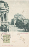 Ao391 Cartolina Fiume Teatro Comunale 1906  Croazia - Greetings From...