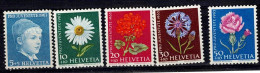 SWITZERLAND 1963 PRO  JUVENTUTE  FLOWERS MI No 786-90 MNH VF!! - Neufs