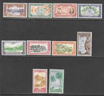 Cook Islands 1949, Mint No Hinge, Sc# ,SG 150-159 - Cook