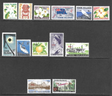 Cook Islands 1967, Mint No Hinge, Sc# ,SG 205-207,209-218 - Cook