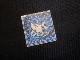 Württemberg  Mi 32c  (d'blau) 1865 - Mi 300 € - Oblitérés