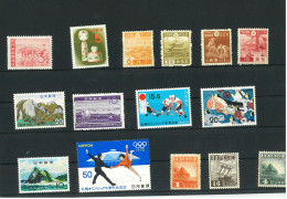 JAPAN   OCCUPATION  + SPORT MNH  MLH (168) - Autres & Non Classés