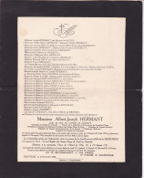 CHATELET HERMANT Albert  1873-1929 Juge De Paix époux De Marguerite SALIEZ Famille CORNIL Et DESPRET - Avvisi Di Necrologio