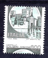 Castelli Lire 600 Varietà Valore In Basso - Variétés Et Curiosités