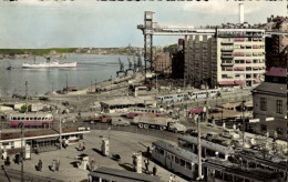 CPA Stockholm Schweden, Ansicht Von Slussen, Katarinahissen, Schiff, Straßenverkehr, Stadtbilder - Sweden