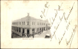 CPA Buenos Aires Argentinien, Mercado Modelo, Historische Postkarte, Menschenmenge, 1902 - Argentinien