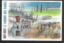 France 2017 Bloc Feuillet F5138 Neuf Chemin Des Dames à La Faciale + 10% - Mint/Hinged