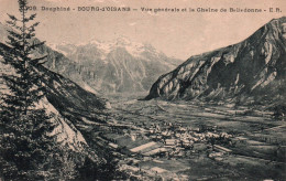 Bourg D'Oisans - Vue Générale Et La Chaîne De Belledonne - Bourg-d'Oisans