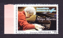 2013 Uruguay 3292 Pianist - Nibia Mario Bellini 2,20 € - Musique