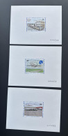 Cameroun Cameroon Kamerun 1981 Mi. 946 - 948 Epreuve De Luxe Proof Airlines Camair Boeing Aéroport Avion Airplane - Avions