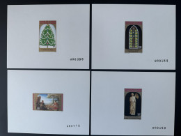 Cameroun Cameroon Kamerun 1983 Mi. 1028 - 1031 Epreuve Luxe Proof Noël Christmas Weihnachten Navidad - Arbres